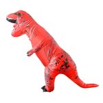 Disfraz-Dinosaurio-Rex-Rojo-Inflable-Adulto-Halloween-Cosplay