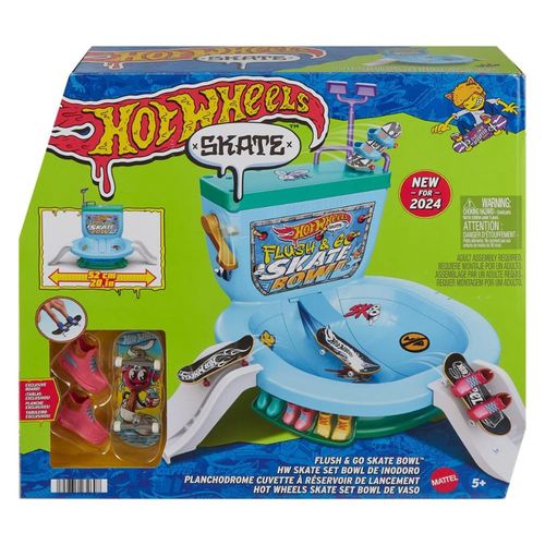 Hot Wheels Skate Set Bowl Inodoro