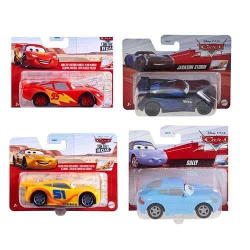 Autos Cars de Disney y Pixar 143 Pullback Surtido Blister x1