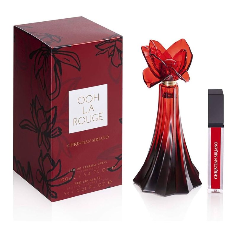 Eau-Perfume-para-mujer-Christian-Siriano-Ooh-La-Rouge---Brillo-Labial
