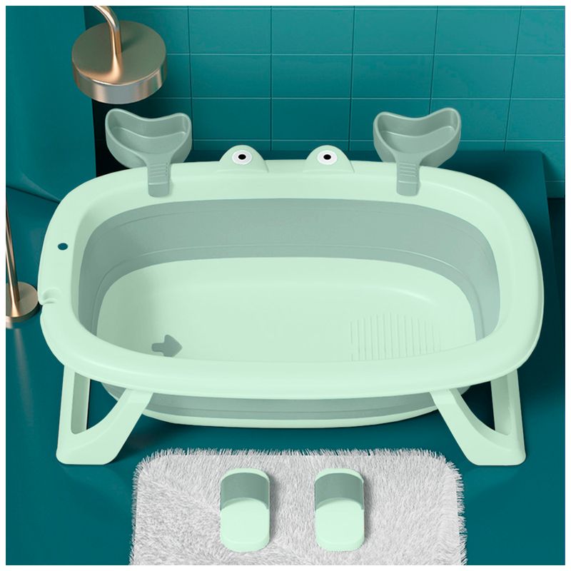 Bañera-Plegable-para-Bebes-Tina-de-Baño-Cangrejo-WI5-Verde