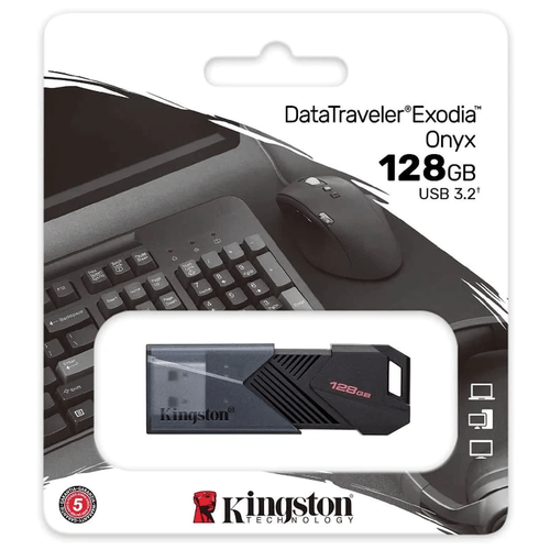 MEMORIA USB KINGSTON DTX EXODIA - ONYX 128GB 3.2