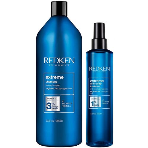 Shampoo Reparador 1000ml + Crema Anti-Snap Redken Extreme