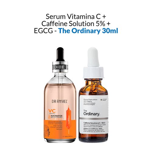 Serum Vitamina C + Caffeine Solution 5% + EGCG - The Ordinary 30ml