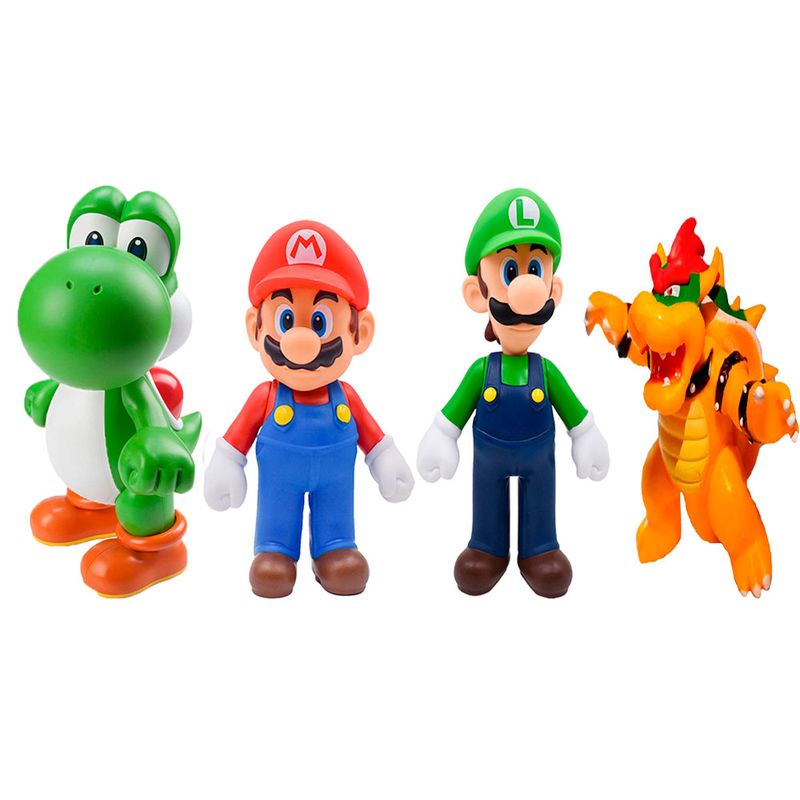 Pack-4-Figuras-Mario---Luigi--Yoshi-Bowser-12-10-12-9cm