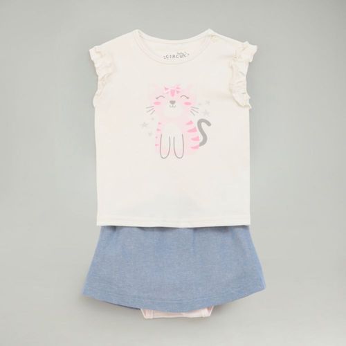 Conjunto Para Bebe Recien Nacido Baby Circus Body Cha