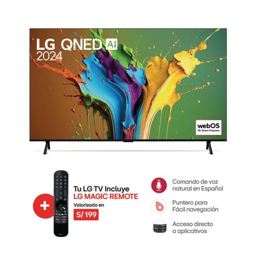 Televisor LG 98QNED89TSA.AWFQ 98" 4K QNED WebOS