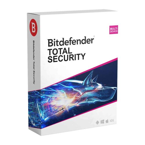 Antivirus digital Bitdefender Total Security - 5 PC, 3 años