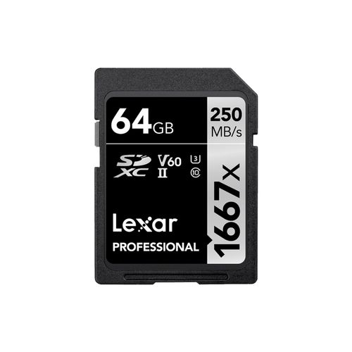 Memoria SD Lexar Professional 64GB - R250mb - W120mb - 1667x