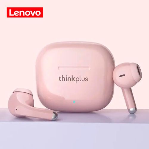 Audífonos inalámbricos Lenovo Lp40 Pro  Rosado