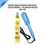 Spray-para-Peinar-Argan-Oil-Cholesterol---plancha-rozia-HR-745---