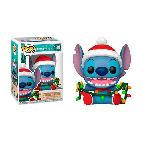 Funko Pop Lilo y Stitch - Stitch con luces de navidad #1504