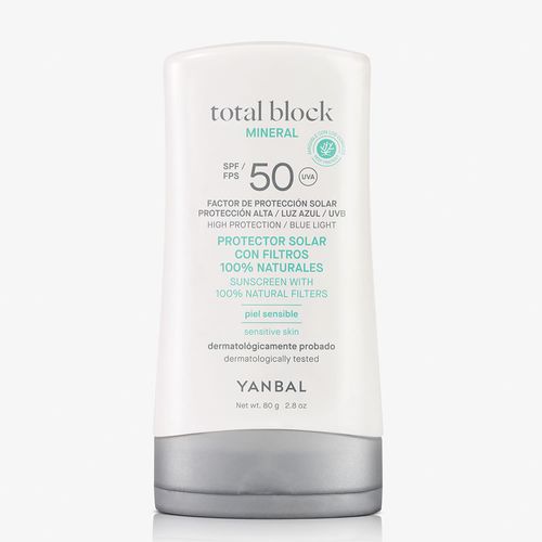 Total Block Protector Solar Mineral FPS 50 Yanbal 80g