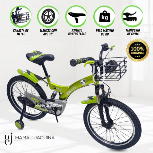 Bicicleta Aro 12 «PHILLIPS» Verde