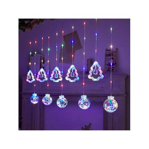 Luces LED bola Colgantes Navidad Interior/Exterior Decorativas Luz Cálida Para Patio (MUNDO ELECTRON