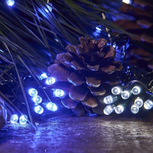 Tira 10m de 200 luces navideñas con luz Led Fría Orange