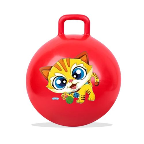 PELOTA SALTARINA TRENDY PARA NIÑOS VINIBALL ROJO