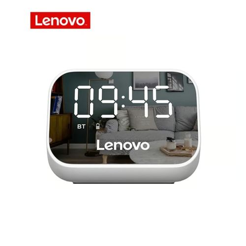 Reloj despertador con altavoz multifuncional Lenovo TS13 - COLOR ELEGANTE PARA TI BLANCO