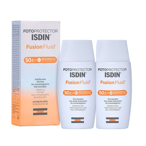 Duo ISDIN Fotoprotección Fusión Fluid SPF 50 x2