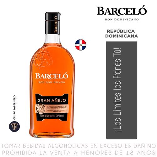 Ron Barcelo gran añejo 750ml (oferta)