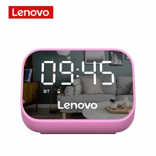 Reloj despertador con altavoz multifuncional Lenovo TS13 rosado (casa smart)