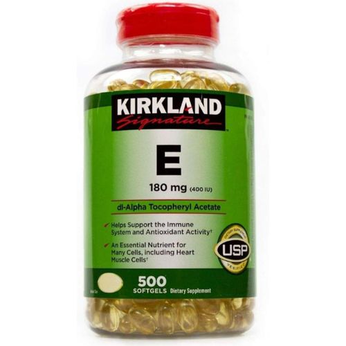 Vitamina E 180 mg Kirkland Signature 500 Softgels