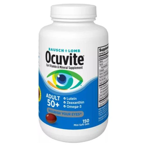 Ocuvite Vitamina para Ojo con Luteina Bausch + Lomb Adult 50+ x 150cap