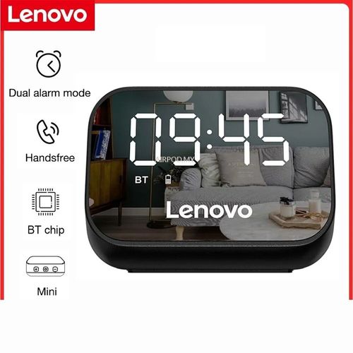 Reloj Despertador con Altavoz Lenovo TS13 Negro (MUNDO ELECTRONICO)