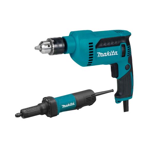 Taladro De Rotacion 1/2" Dp4020 + Rectificadora 1/4" Makita