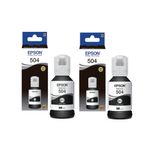 Tintas-Epson-T504-Pack-dos-Botellas-Negra-504