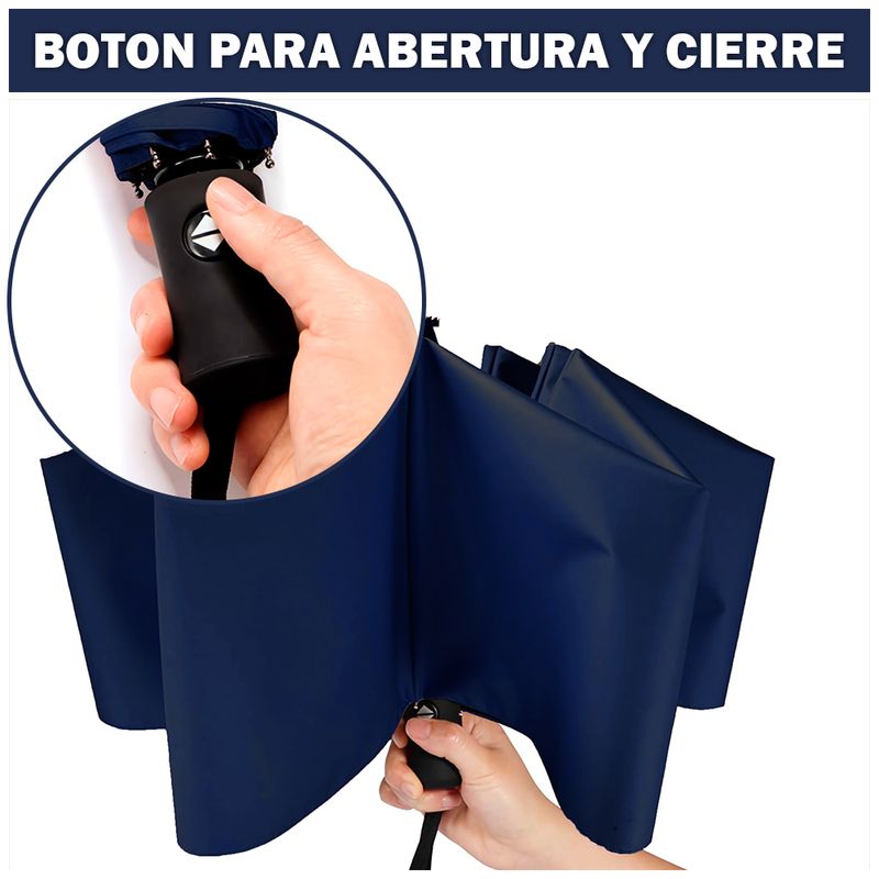 Paraguas-Plegable-con-Proteccion-UV-Sombrilla-de-Mano-K01-Azul