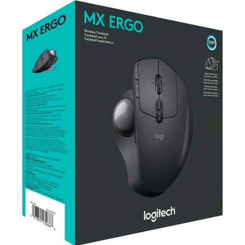 Mouse Mx Ergo Trackball Inalambrico Bluetooth Mac/Windows