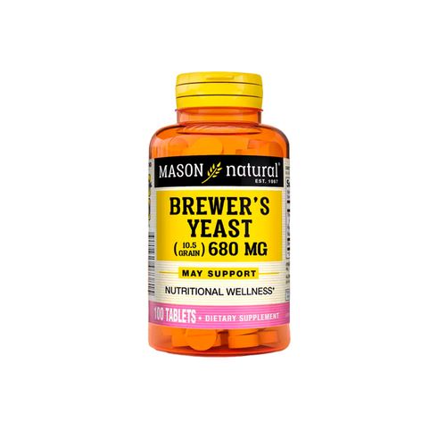 Levadura de cerveza Mason Brewer´S Yeast 680Mg (100 Tab)