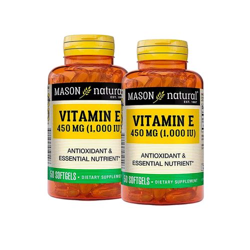 Vitamina E 1000 Iu (450 Mg) (50 Softg) Pack X2