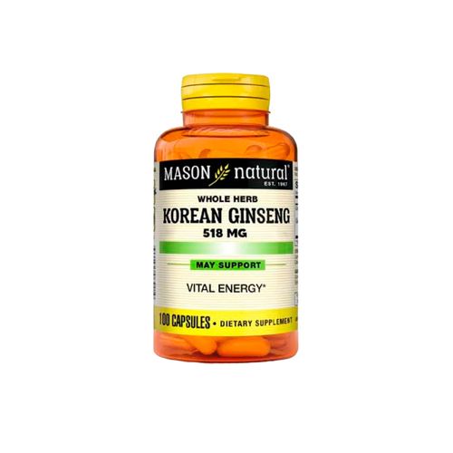 Vitamina Mason Korean Ginseng 518 Mg (100 Cap)