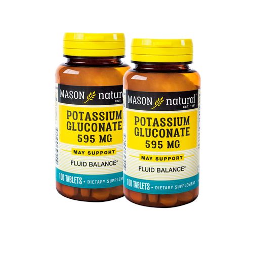 Vitamina Potassium Gluconate 595 Mg (100 Tab) Pack X2