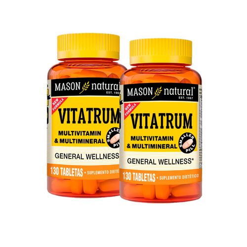 Vitatrum Multivitamin & Multimineral (130 Tab) Pack X2