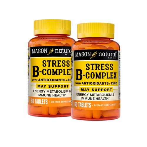 Stress B-Complex With Antioxidants + Zinc (60 Tab) Pack X2