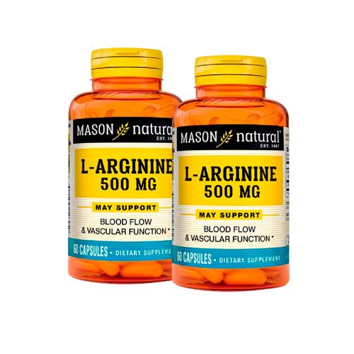 Vitamina L-Arginine 500 Mg (60 Cap) Pack X2