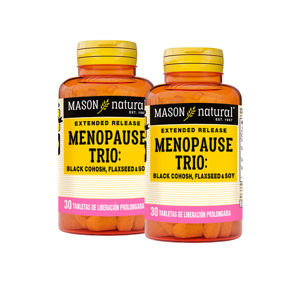 Menopause Trio Black Cohosh, Flaxseed & Soy 30 Tab Packx2 Shopstar
