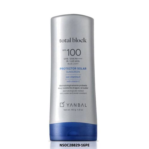 Protector Solar Yanbal Jumbo Total Block SunScreem SPF100 140 g