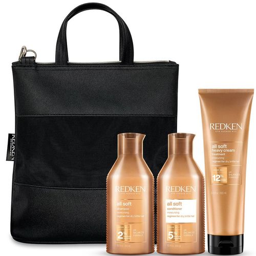 Shampoo Hidratante 300ml + Acondicionador + Mascarilla Redken All Soft