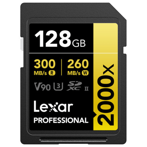 Memoria SD XC UHS-II Lexar Professional 128GB - R:300 MB/s - W: 260 MB/s