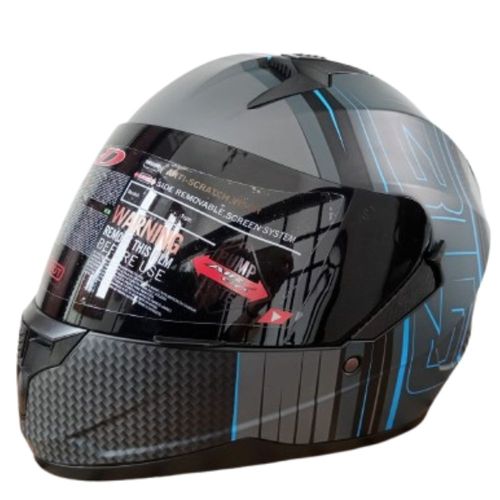 Casco De Moto Certificado Castor Azul