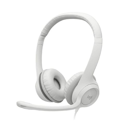 Logitech - Audífono H390 USB con Cancelación de Ruido - Blanco