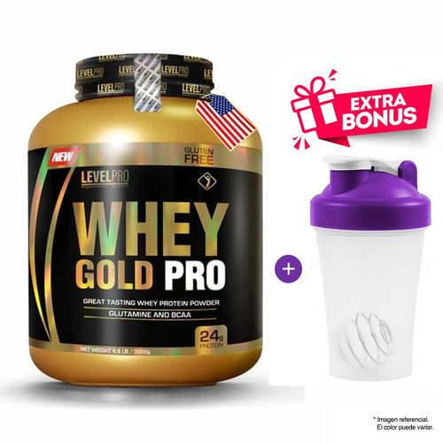 Whey Gold Pro 3Kg / 3 Kilos Pro Level Pro Chocolate