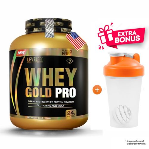 Level Pro Whey Gold Pro 6.6Lbs Rich Chocolate