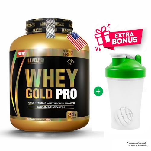 Proteína Level Pro Whey Gold Pro 3Kg Vainilla