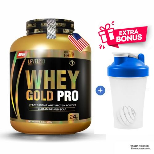 PROTEÍNA WHEY GOLD PRO 3KG CHOCOLATE LEVEL PRO