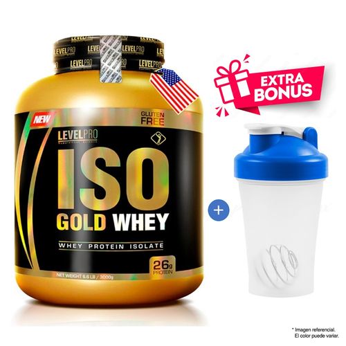 Proteína Level Pro Iso Gold Whey 3 kg Chocolate